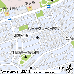 東京都八王子市北野台5丁目18周辺の地図