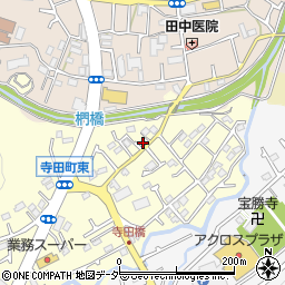 東京都八王子市寺田町100周辺の地図