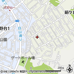渡邉邸_絹ケ丘アキッパ駐車場周辺の地図