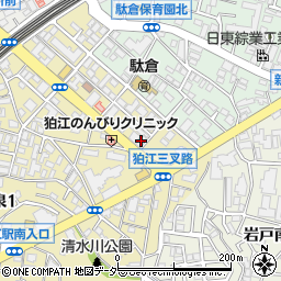 極真会館狛江道場周辺の地図