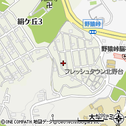 東京都八王子市絹ケ丘3丁目53-9周辺の地図