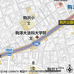 ＧＫ駒沢大学周辺の地図