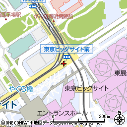 東京ビッグサイト東棟周辺の地図