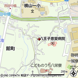 東京都八王子市館町2216周辺の地図