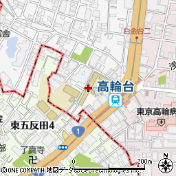 頌栄女子学院高等学校周辺の地図