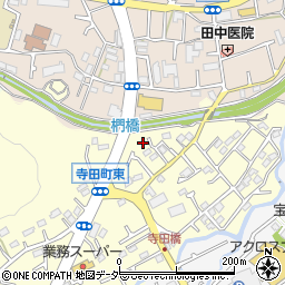 東京都八王子市寺田町112-6周辺の地図