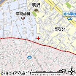 東京都世田谷区野沢4丁目20-3周辺の地図