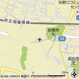 東京都稲城市矢野口3148-6周辺の地図