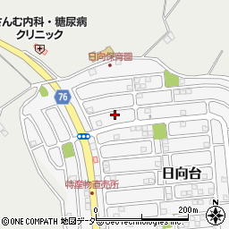千葉県山武市日向台9-4周辺の地図
