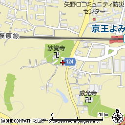 東京都稲城市矢野口2457-1周辺の地図