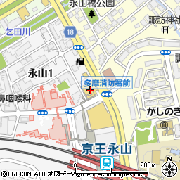モビリティ東京　多摩永山店周辺の地図