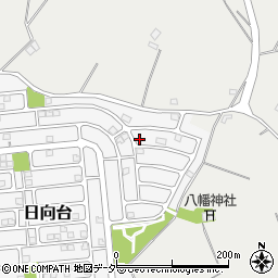 千葉県山武市日向台22-10周辺の地図