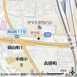 福井県敦賀市岡山町1丁目77周辺の地図