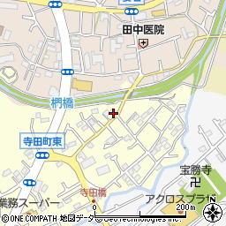 東京都八王子市寺田町98周辺の地図
