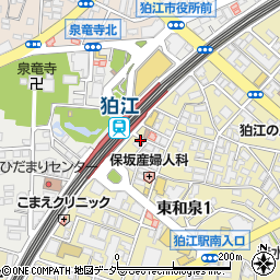 クオール薬局狛江２号店周辺の地図