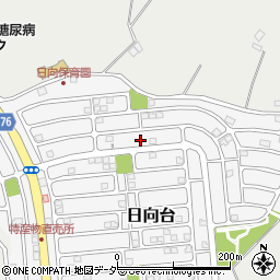 千葉県山武市日向台15周辺の地図