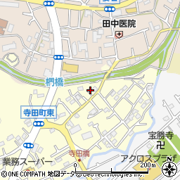 東京都八王子市寺田町99周辺の地図
