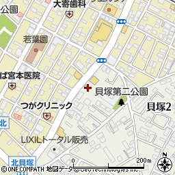 すき家千葉貝塚店周辺の地図