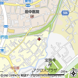 東京都八王子市寺田町11-15周辺の地図