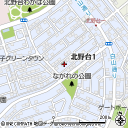 東京都八王子市北野台1丁目28周辺の地図