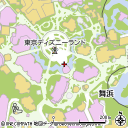 東京ディズニーランド（ＴＤＬ）周辺の地図