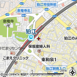 代々木個別指導学院狛江校周辺の地図