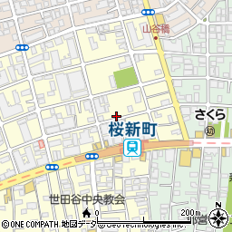 いなせや 桜新町店周辺の地図