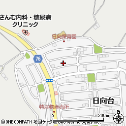 千葉県山武市日向台10周辺の地図