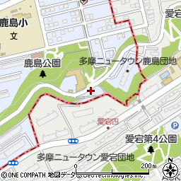 東京都八王子市鹿島124周辺の地図