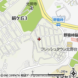 東京都八王子市絹ケ丘3丁目53-11周辺の地図