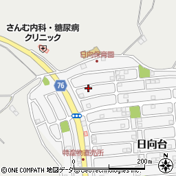 千葉県山武市日向台10-6周辺の地図