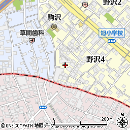 東京都世田谷区野沢4丁目20-7周辺の地図