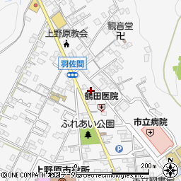 クレイン農業協同組合　上野原支店周辺の地図