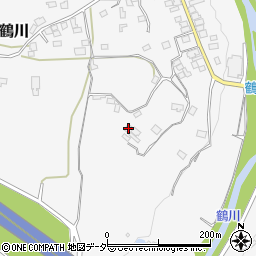 山梨県上野原市鶴川243周辺の地図