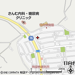 千葉県山武市日向台11-11周辺の地図