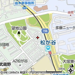 東京都八王子市松が谷41周辺の地図