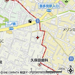 東京都狛江市岩戸南3丁目5周辺の地図