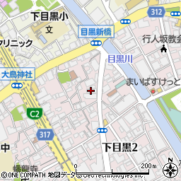 日進レンタカー株式会社　目黒営業所周辺の地図
