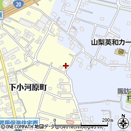 山梨県甲府市下小河原町114周辺の地図