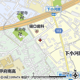 山梨県甲府市下小河原町248-1周辺の地図