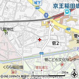 神奈川県川崎市多摩区菅2丁目14-5周辺の地図