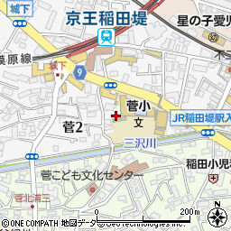 神奈川県川崎市多摩区菅2丁目7-9周辺の地図