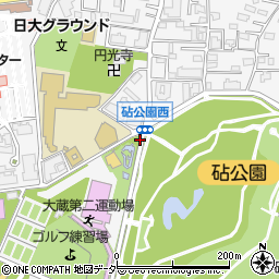 星美学園周辺の地図