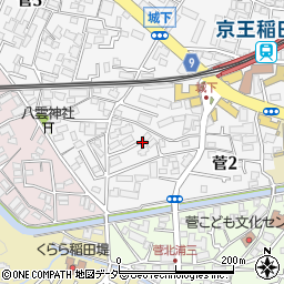 神奈川県川崎市多摩区菅2丁目14-32周辺の地図