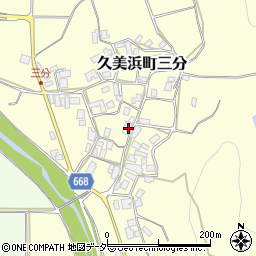 京都府京丹後市久美浜町三分311周辺の地図