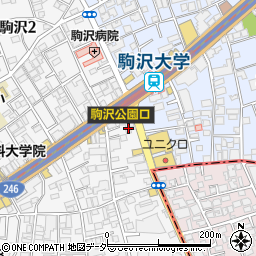 Ｄｒ．ストレッチ　駒沢大学店周辺の地図