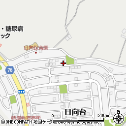 千葉県山武市日向台13-10周辺の地図