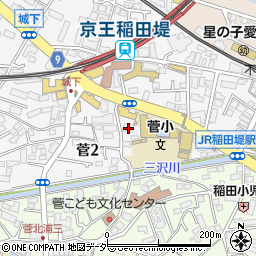 神奈川県川崎市多摩区菅2丁目7周辺の地図