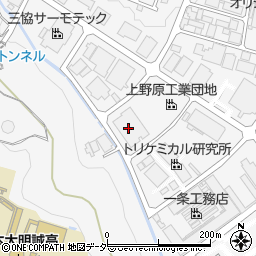 株式会社エノモト　上野原工場周辺の地図