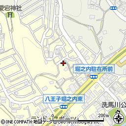 東京都八王子市堀之内199周辺の地図